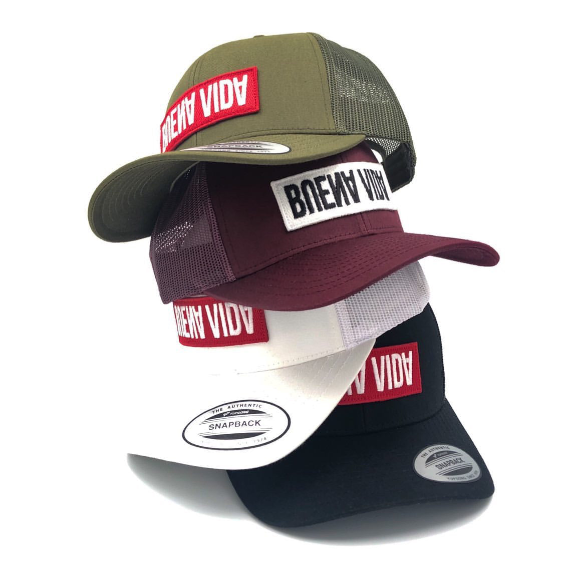 Snapback black & white “Buena Vida” Edición Limitada 10 uni
