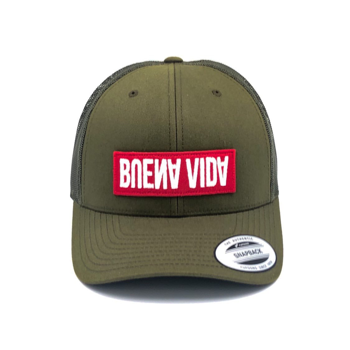 Snapback Verde Kaki “Buena Vida” Edición Limitada 10 uni